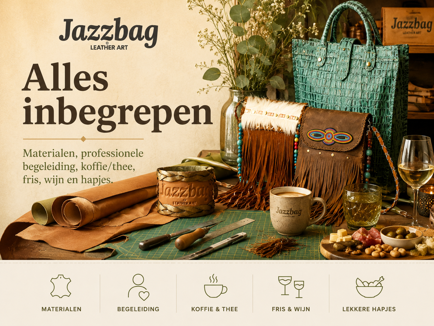 Alles inbegrepen bij de Jazzbag workshop