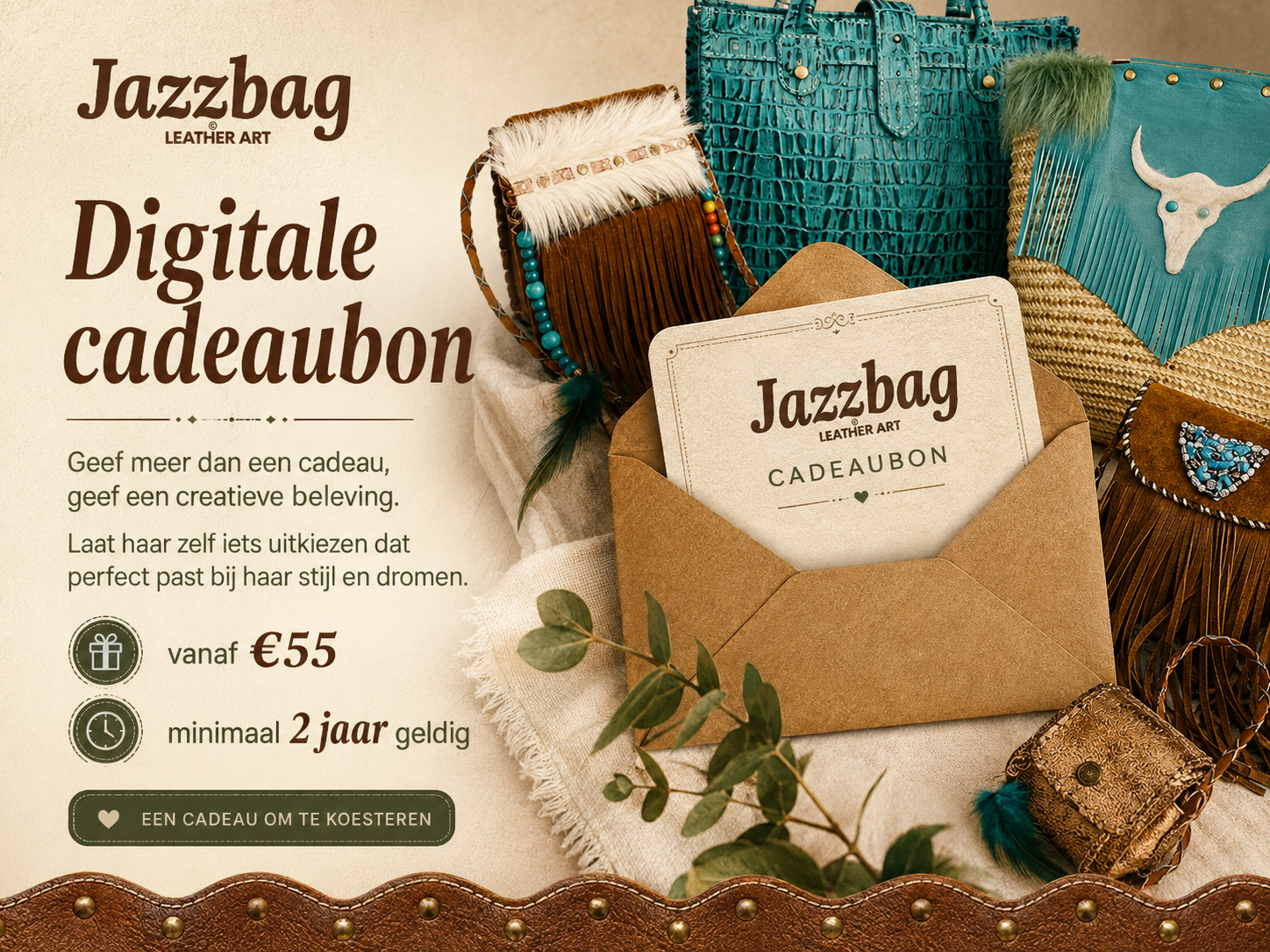 Digitale Jazzbag cadeaubon vanaf 55 euro